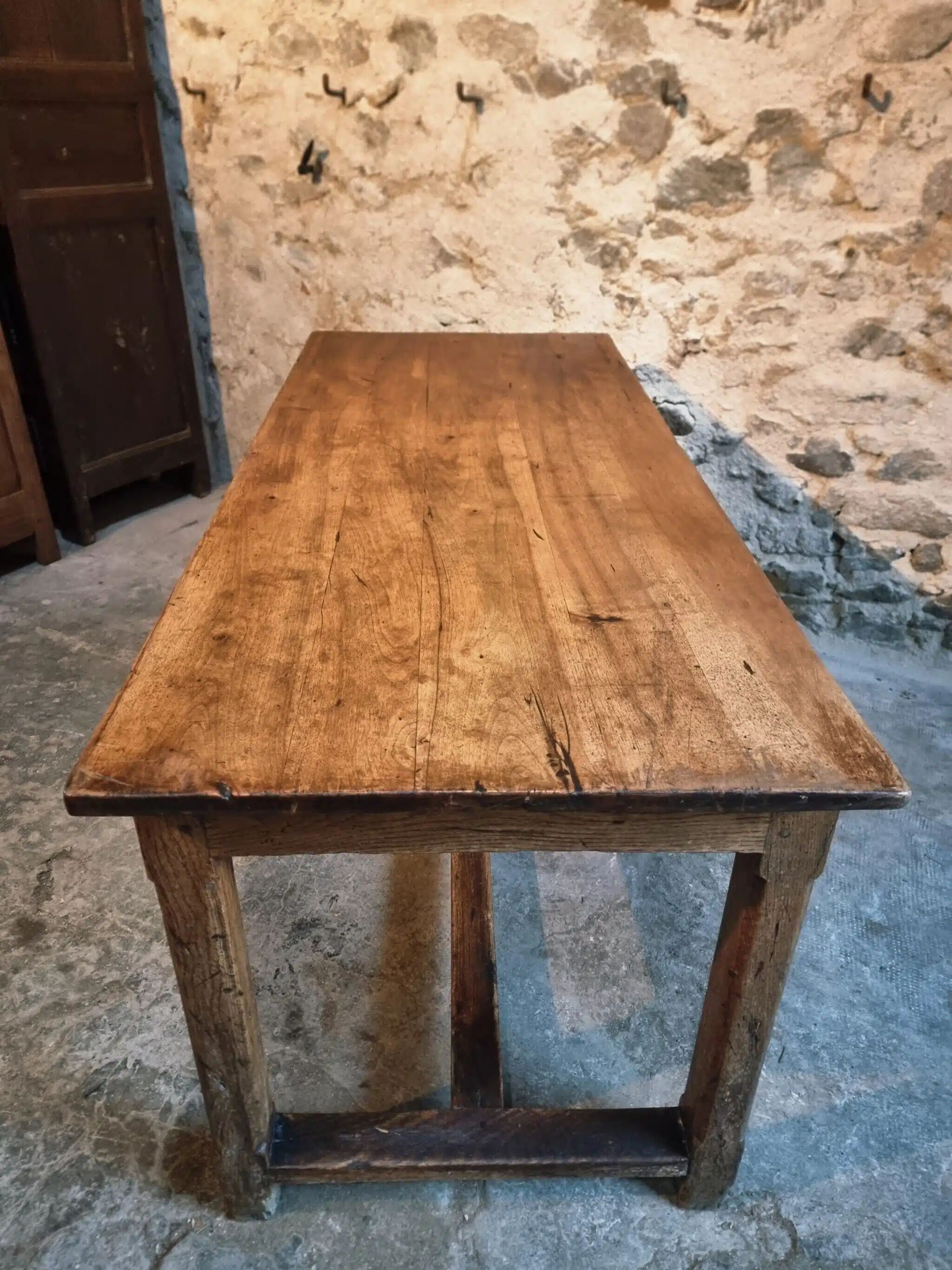 Antique French dining table, 18th century