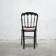 Antique Napoleon III chair in wood and fabric