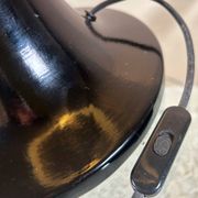 Grande lampe pied tulipe design années 80