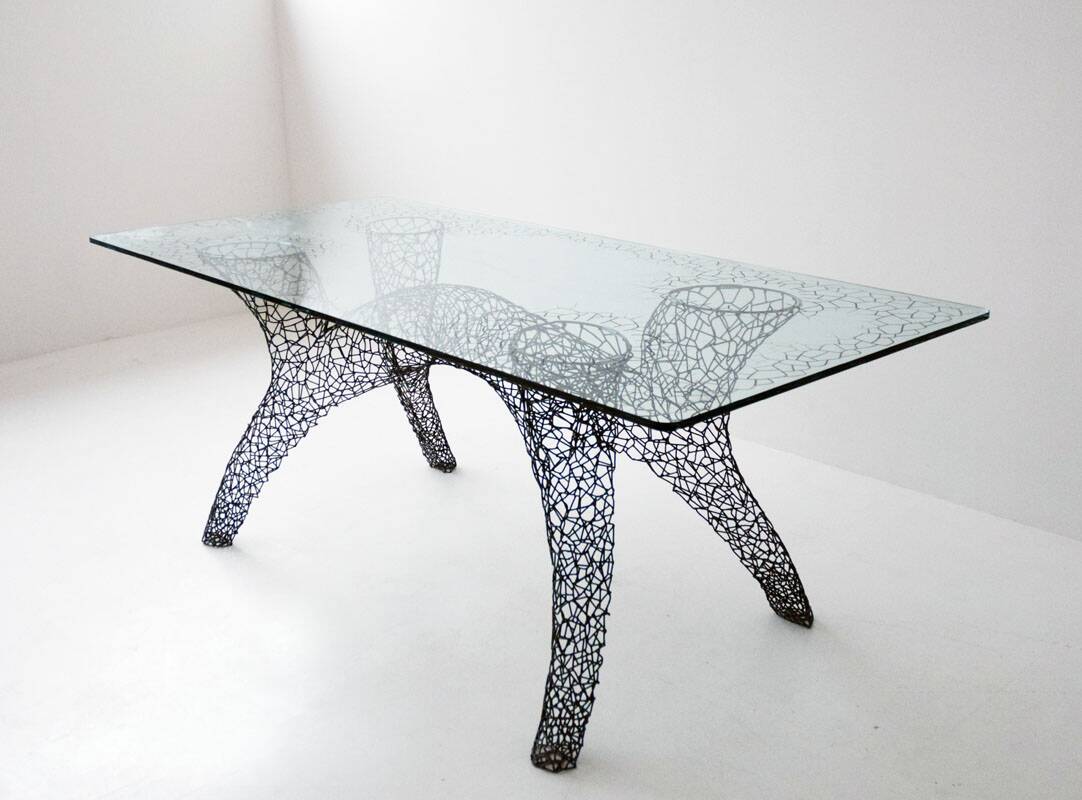 Anacleto Spazzapan 'Miura' table, unique piece from the 2000s