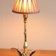Pair Of Victorian Antique Brass Pullman Railway Carriage Table Lamps