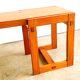 Edvin Helseth pine bench model Trybo, for the Trysil ski resort, Norway, 1964