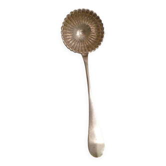 Olive spoon in silver metal df uniplat model
