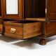 Art Nouveau wardrobe in walnut and pine - 1900-1915