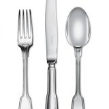 Set 6 silver cutlery Christofle chinon model