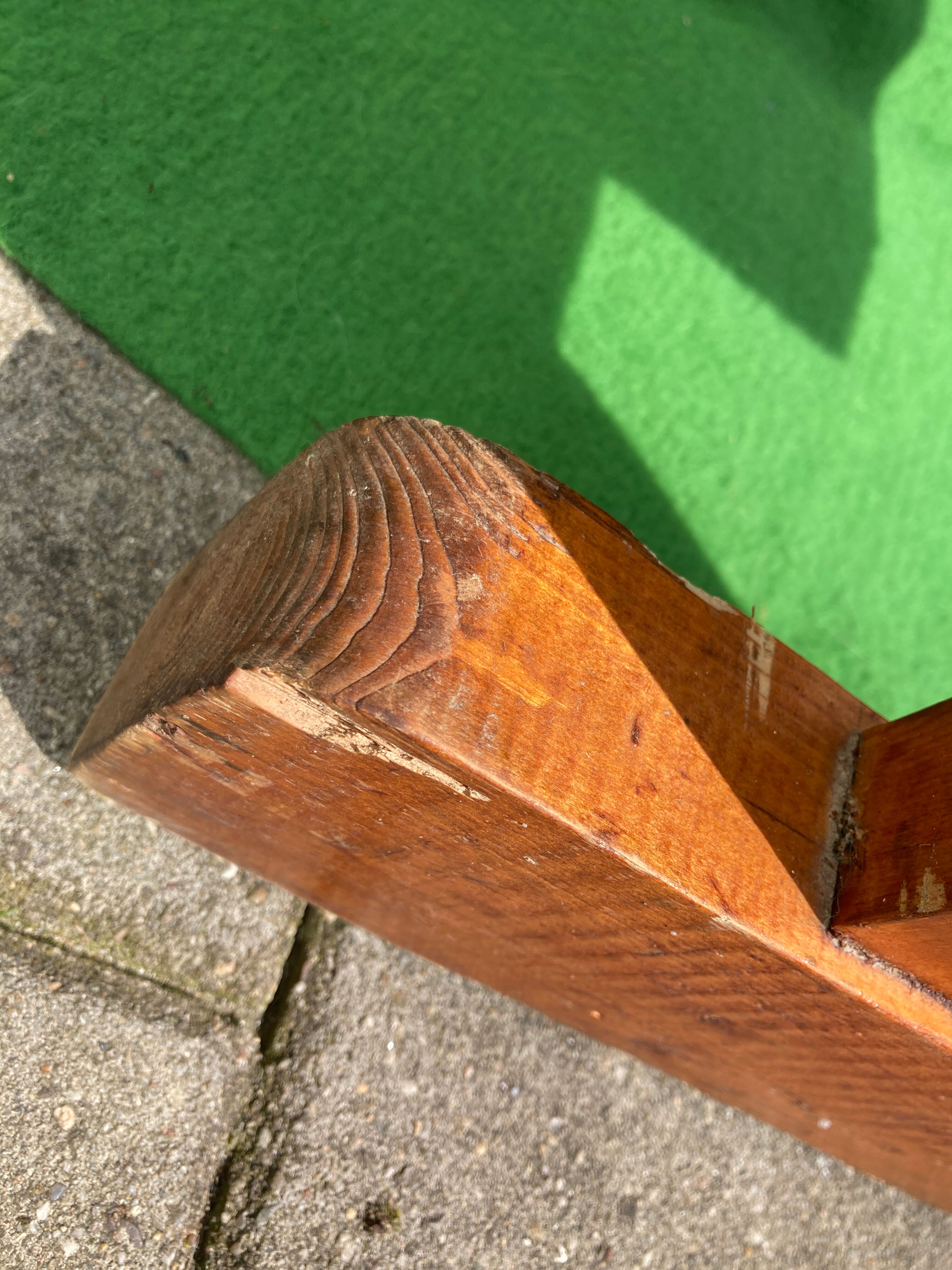 Swedish pine folding bench 1960s-1970s