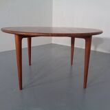 Danish Solid Teak Coffee Table from A/S Mikael Laursen, 1960s