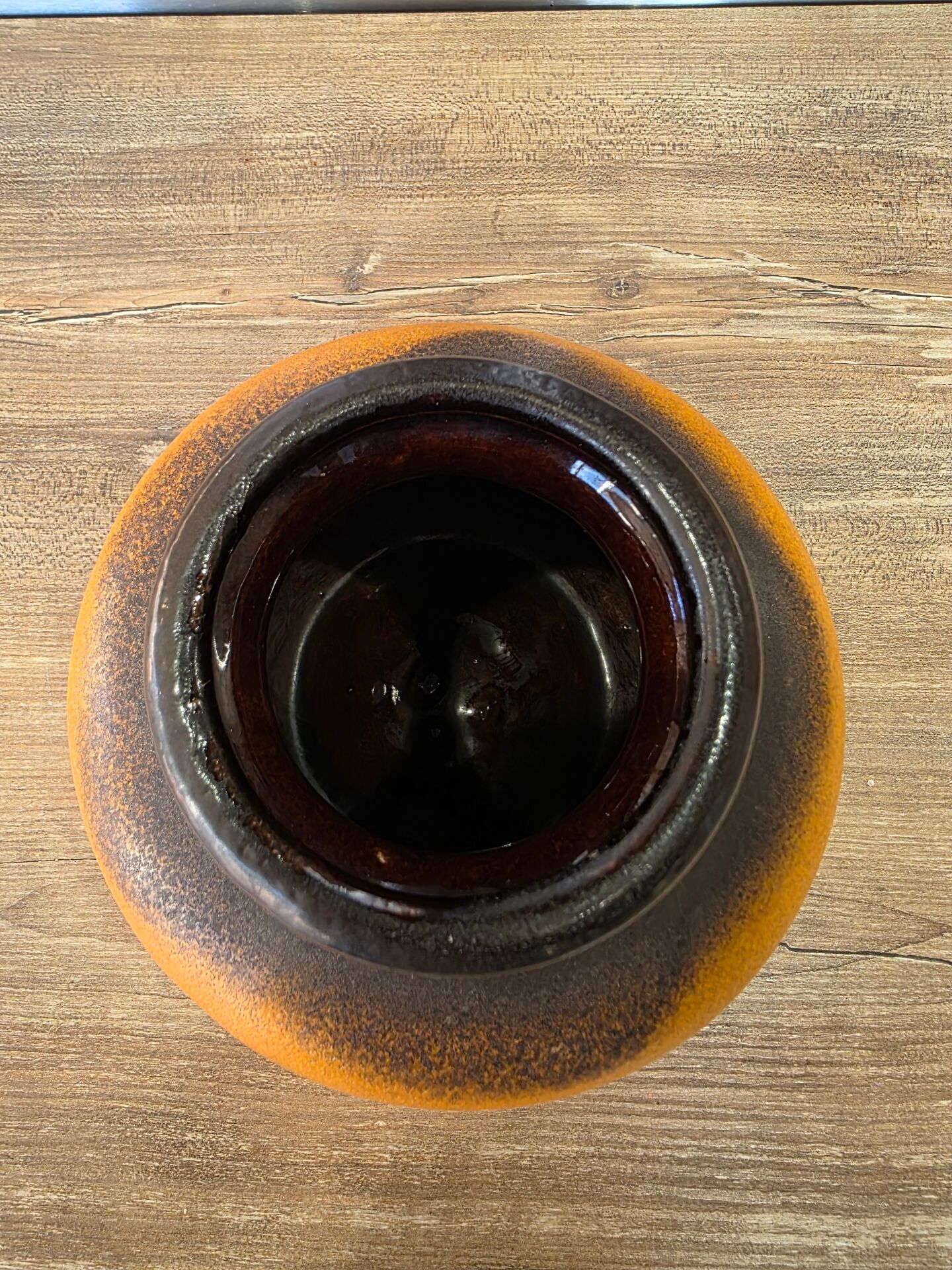 Ball vase West Germany Scheurich 204 Fat Lava