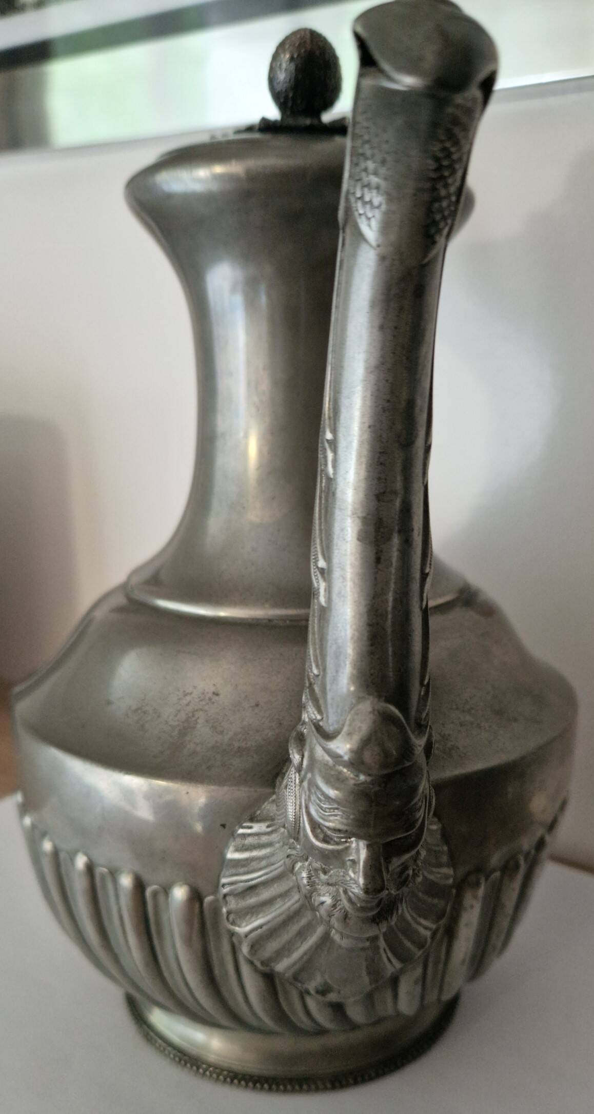 I026 Antique Sheffield jug – vintage English style – chic decor