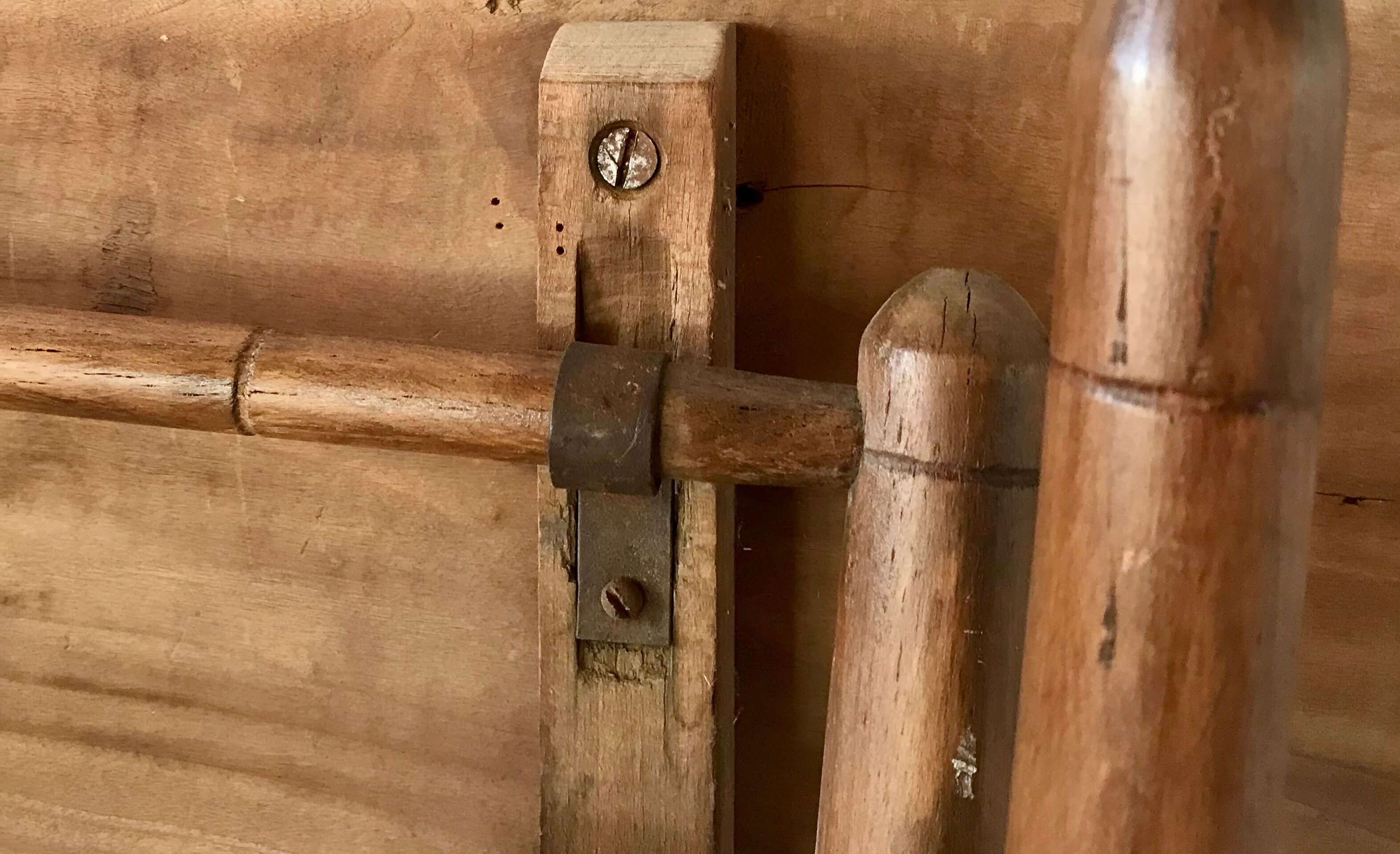 Rattan side table, 1900, Napoleon III style,