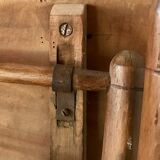 Rattan side table, 1900, Napoleon III style,