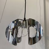 space age chrome metal suspension