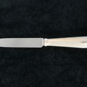 12 dessert knives Boulenger in silver metal stainless steel blade modele regence berry