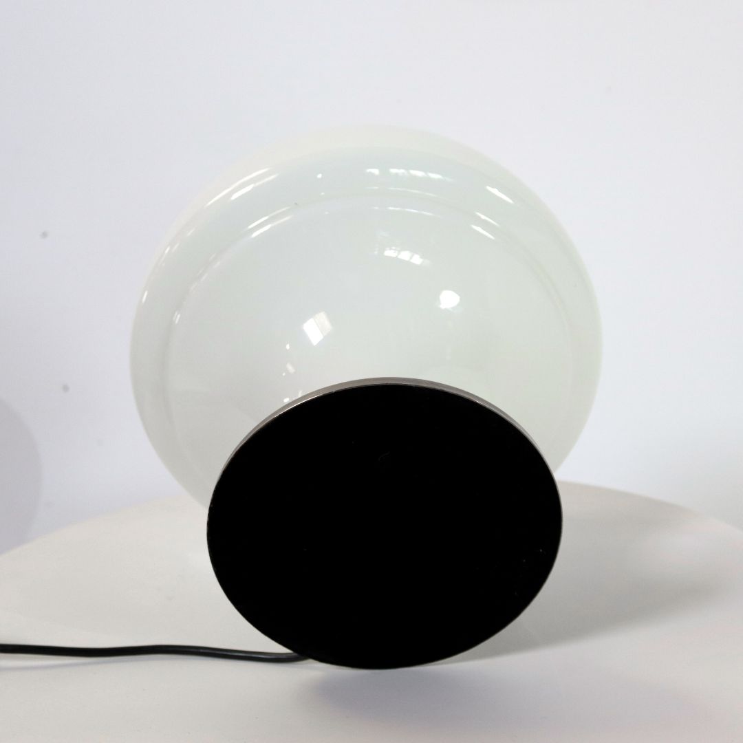 Space age glass table lamp 1970s