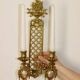 Pair Of Vintage French Brass Sconces