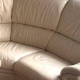Leather corner sofa, classic leather sofa