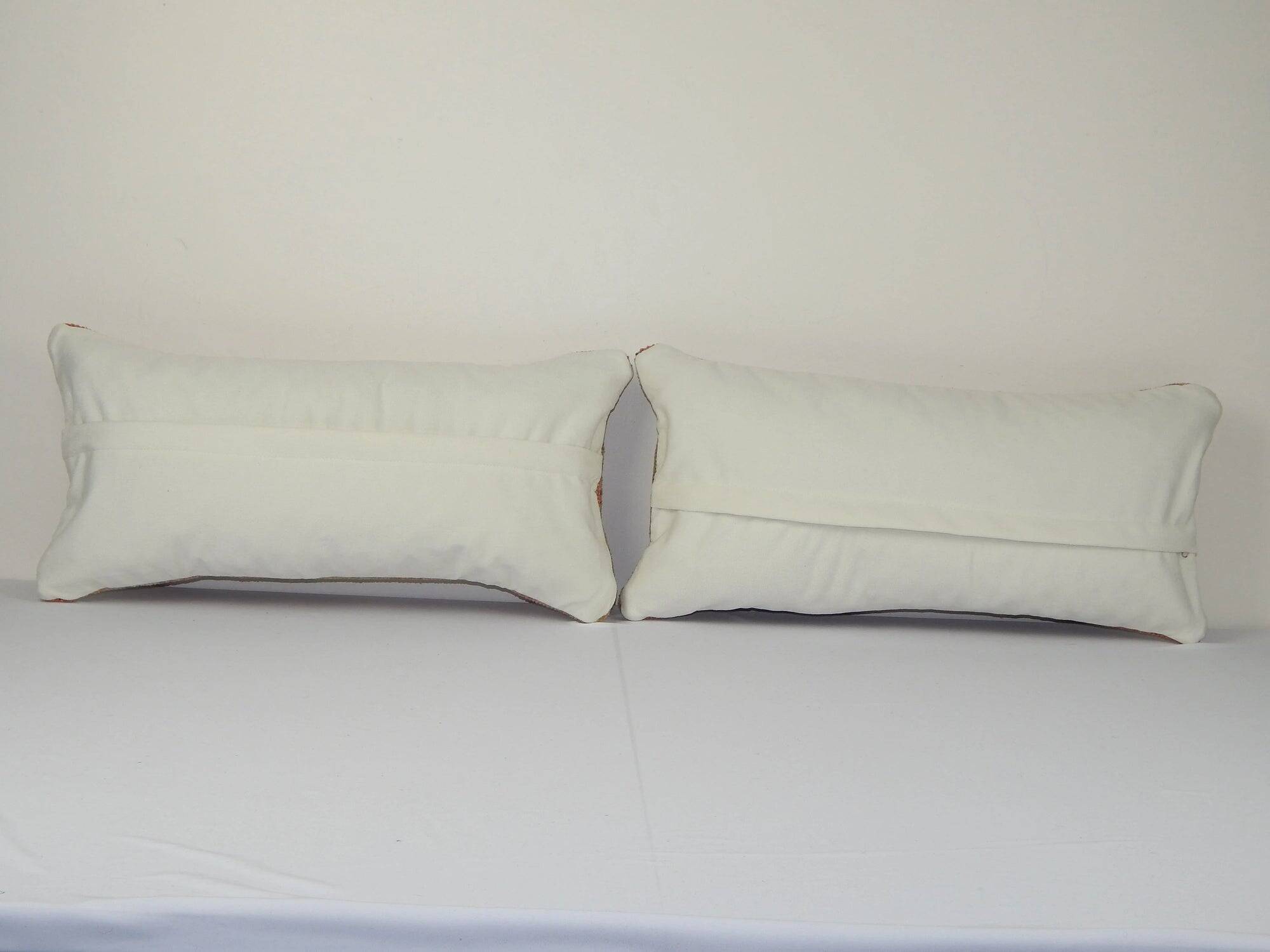 Set of 2 vintage Turkish cushion covers 25x56 cm