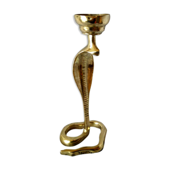 Golden bronze candlestick, Egyptian style