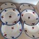 6 dessert plates Mary-Lou Digoin Sarreguemines