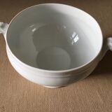 White broth bowl and salad bowl