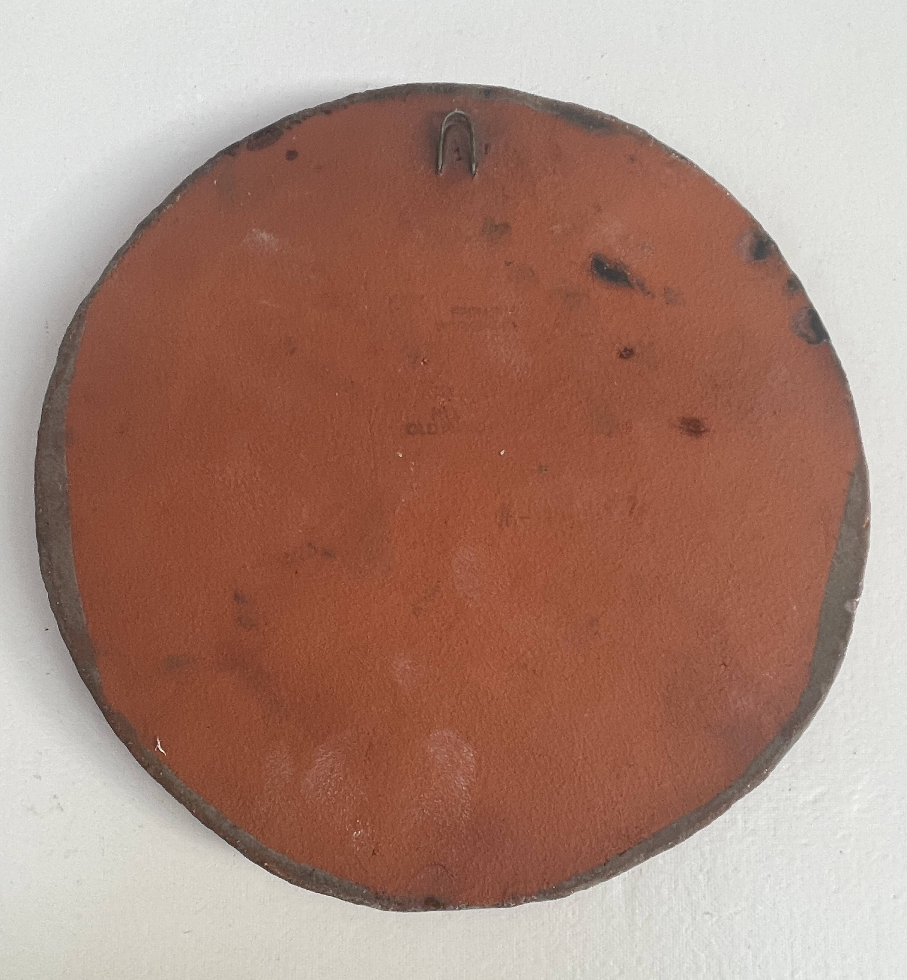 Ceramic wall decoration, 1950s-60s.