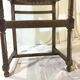 Armchair Henri II wood and leather