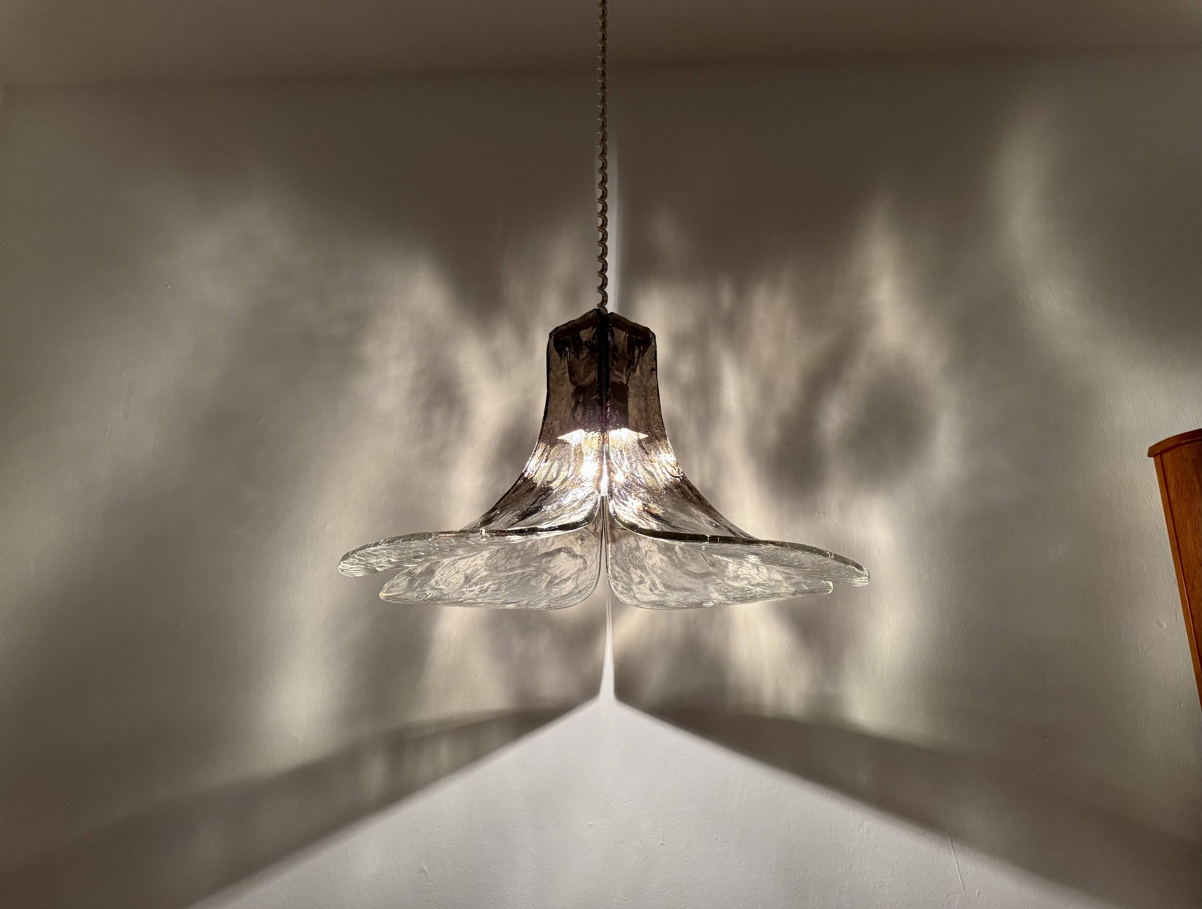 Murano Glass Pendant Lamp by Carlo Nason for Mazzega