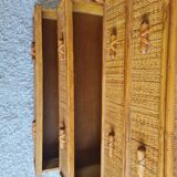 Rattan chest of drawers circa 1960s