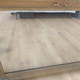 Mirror trumeau in gilded wood and stuck