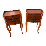 Table de nuit merisier