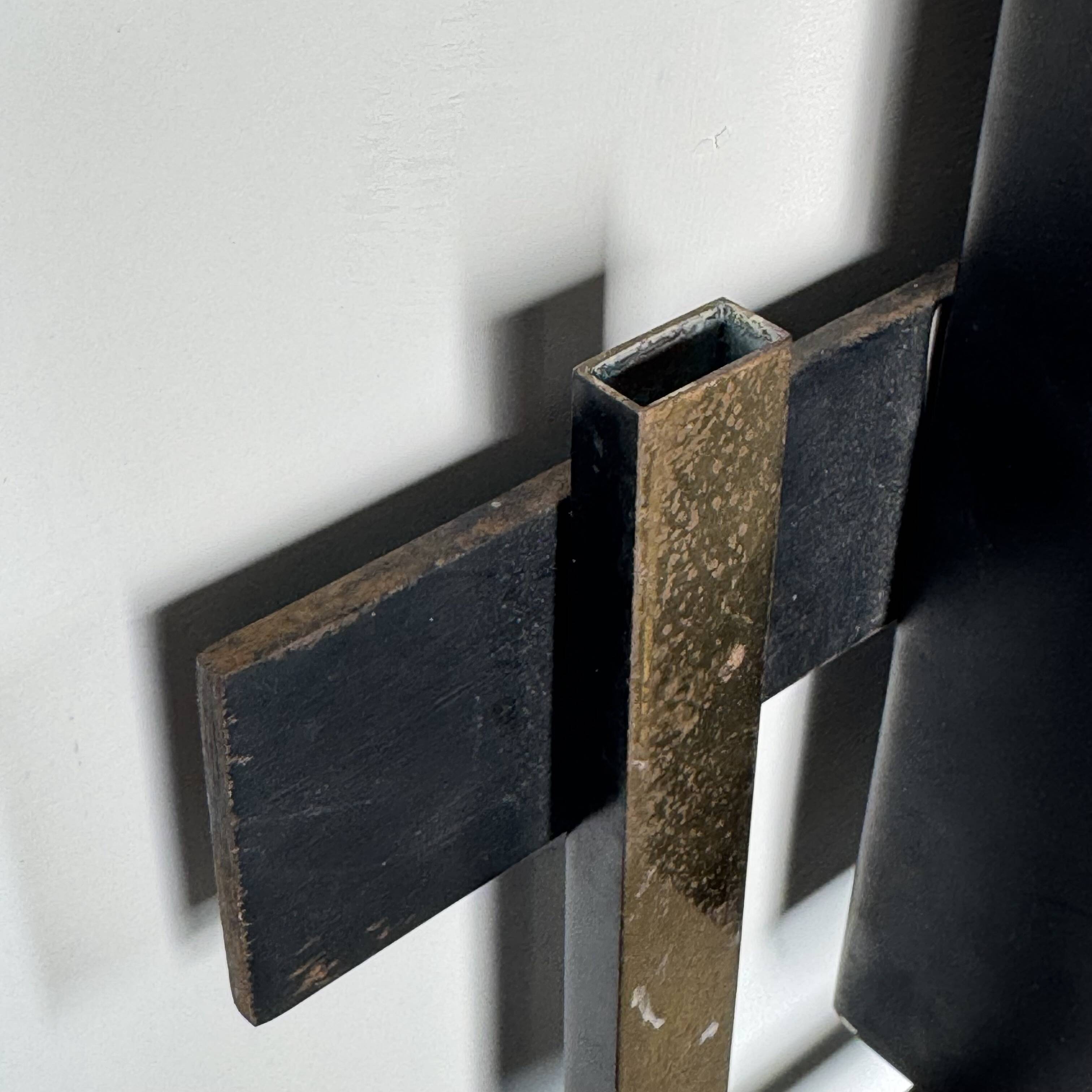 Pair of Wall Lights by Jacques Adnet, From the Nevada line, France 50s