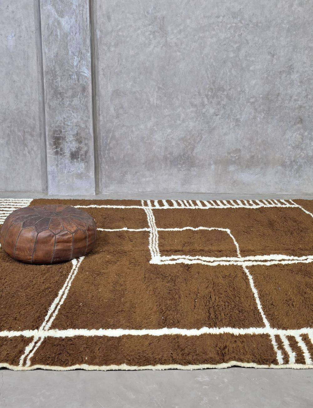 Tapis Brun Contemporain - 310 x 250 cm