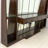Guglielmo Ulrich Mid-Century Modern Italian Walnut Mirrored Sideboard, 1940