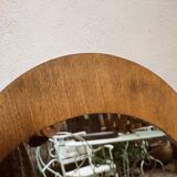 Scandinavian wooden mirror 49x39