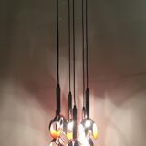 Suspension en métal chromé par Raak Amsterdam 1960 's