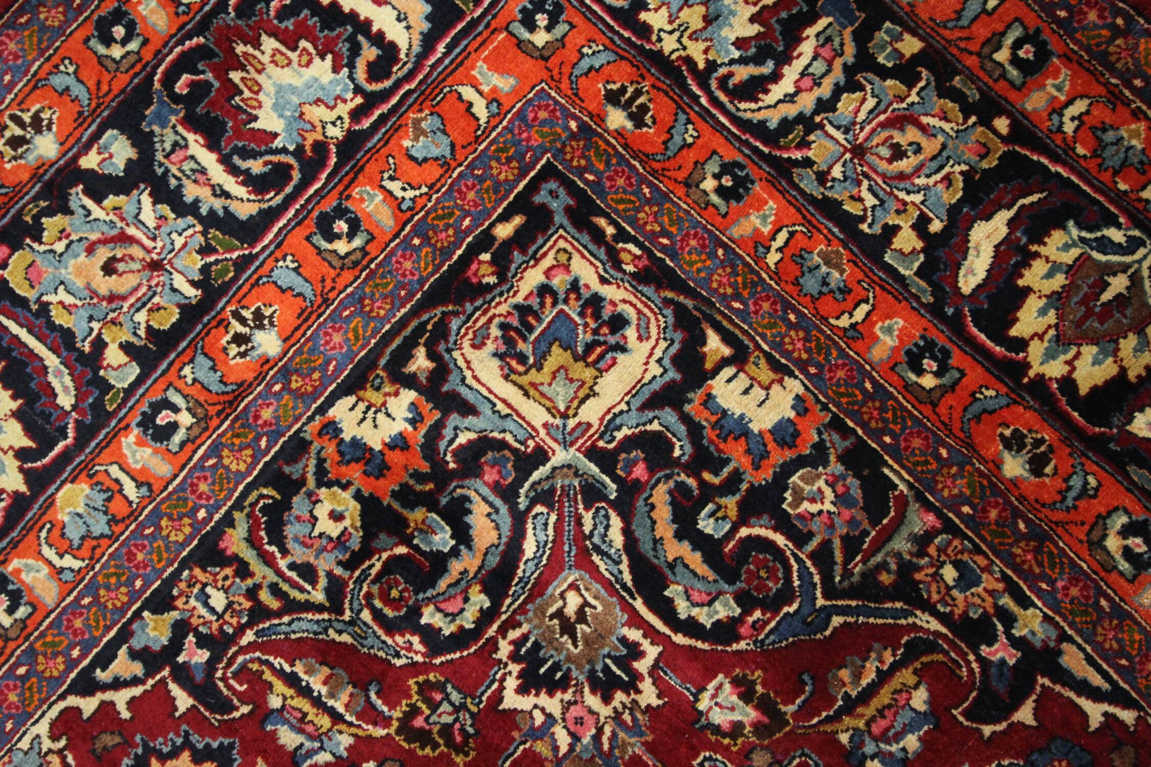 Tapis persan vintage tissé à la main Traditionnel Khorasan Area Rug- 242x343cm