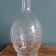 Carafe bottle with a stopper, engraved patterns, Baccarat, Golfe Juan