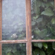Window L107xH174 industrial curved metal glass roof frame reinforced glass