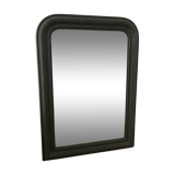Miroir Louis Philippe noir mat ancien