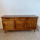 Old oak sideboard from the 1950s, vintage reconstruction period