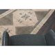 1970s Turkish Oushak Handmade Wool Cotton Brown Runner Rug 120x314