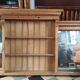 Antique pine glassware