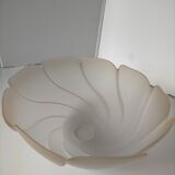 Suspension lampshade in opaline glass