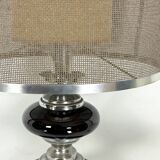 Space age Table lamp in chrome and lacquer. Italy 1970s