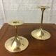Scandinavian design candlestick duo - 1960s