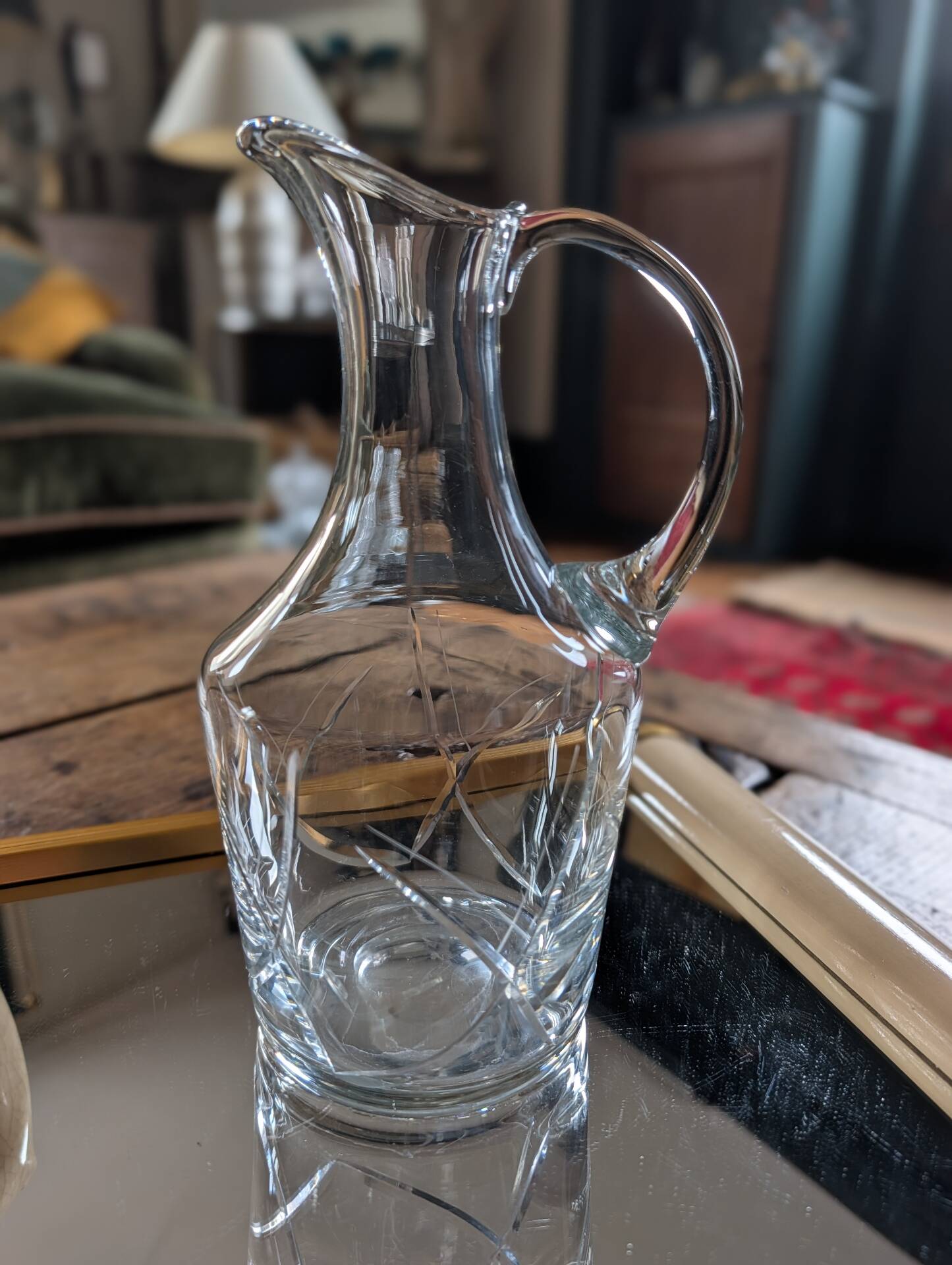 Cut glass carafe – 1960s