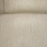 Mid-century modern Scandinavian mahogany armchair with French wicker by Bernt Petersen.