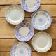 6 assiettes dépareillées