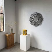 Miroir mexicain vintage en métal