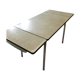 Table in green formica expandable